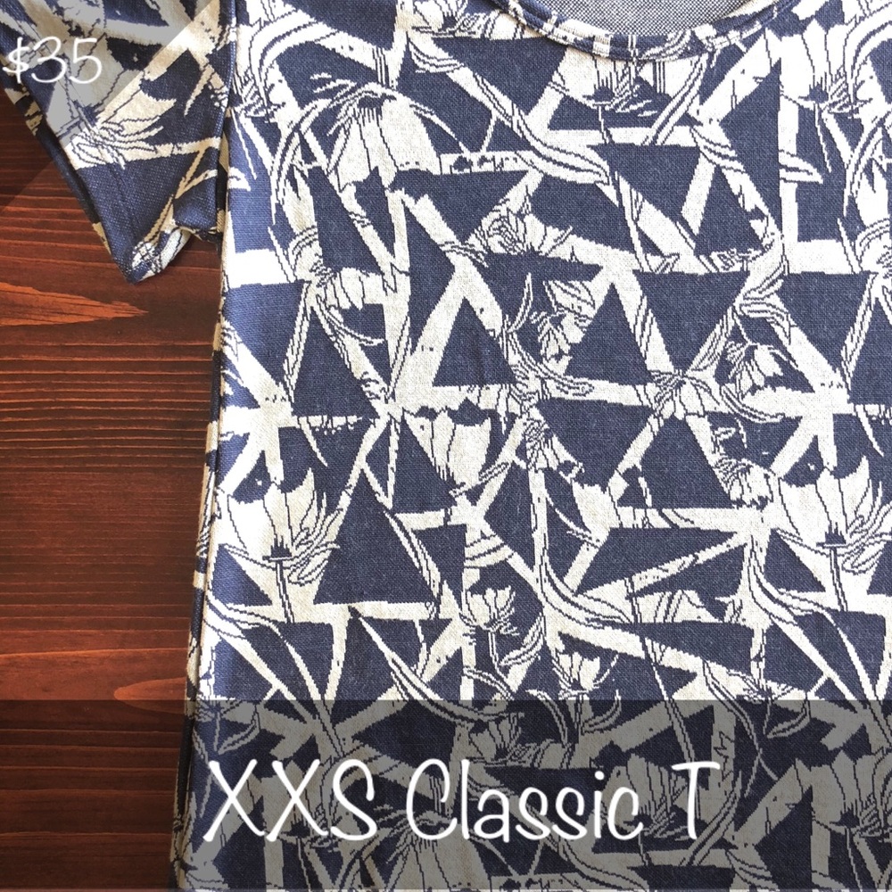 XXS Jacquard LuLaRoe Classic T